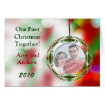 Christmas Photo Ornament Greeting Card