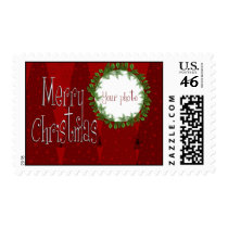 Christmas Photo Postage Stamp