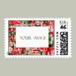 Christmas photo stamp template
