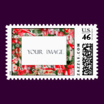 Christmas photo stamp template