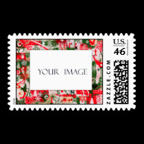 Christmas photo stamp template