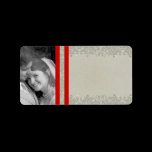Christmas Photo Stars Address Labels -