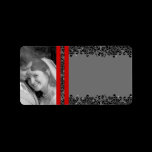 Christmas Photo Stars Address Labels -