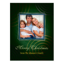 christmas gift, holiday, unique, photo, festive design, xmas, photo frame, season&#39;s greetings templates, christmas photo templates, decorative, christmas, merry, houk, personalized, wishes, eerie, family, Postcard with custom graphic design