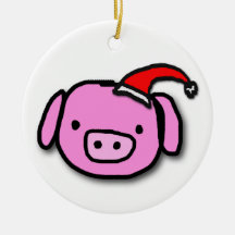 Christmas piggy christmas tree ornaments