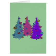 Christmas Pinecones Postcards