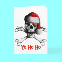 Christmas Pirate Holiday Card