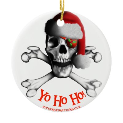 Christmas Pirate Ornament