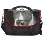 Christmas pitbull dog laptop bags