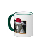 Christmas pitbull puppy mug