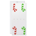Christmas place setting name cards full color rack card