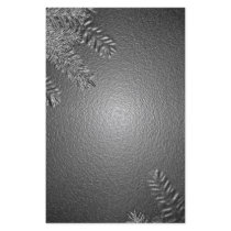 Christmas Poinsettia Black And Grey I Personalized Flyer