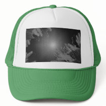 Christmas Poinsettia Black And Grey II hats by colorimages Christmas Poinsettia Black And Grey II hats