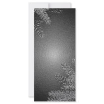 Christmas Poinsettia Black And Grey rack cards by colorimages Christmas Poinsettia Black And Grey rack cards