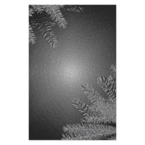 Christmas Poinsettia Black And Grey stationery