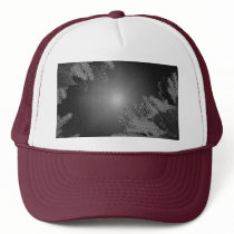 Christmas Poinsettia Black And Grey VI hats by colorimages Christmas Poinsettia Black And Grey VI hats