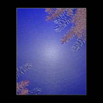 Christmas Poinsettia Blue II flyers