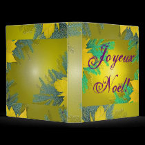 Christmas Poinsettia Gold In French binders by Yve_13 Christmas Poinsettia Gold In French binders