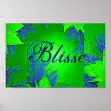 Christmas Poinsettia Green Delight Blisse II Posters