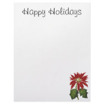 Christmas Poinsettia letterhead