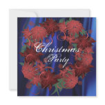 Christmas Poinsettia Party Invitation