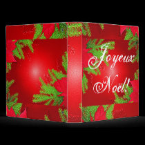 Christmas Poinsettia Red And Green In French binders by Yve_13 Christmas Poinsettia Red And Green In French binders