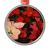 Christmas poinsettias ornament