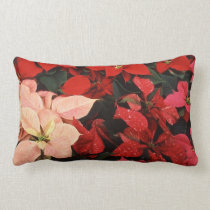 Christmas Poinsettias pillow