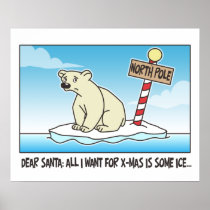 Christmas Polar Ice Poster