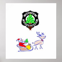 Christmas Police Gifts Poster