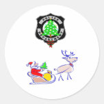 Christmas Police Gifts Stickers