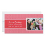 Christmas Polka Dot Photo Card
