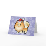 Christmas Pomeranian Greeting Cards