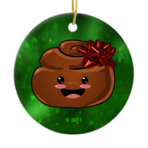 Christmas Poo Ornament