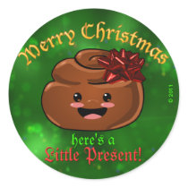 Christmas Poo Stickers stickers