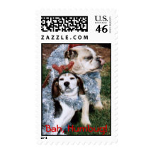 Christmas Pooch Scrooges Postage