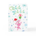 Christmas Poodle Greeting Card by SBeise Christmas Poodle Greeting Card