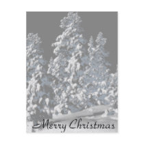 Christmas Post Card Template postcards