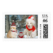 Christmas Postage stamp
