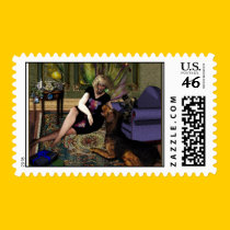 Christmas Postage Alone stamps