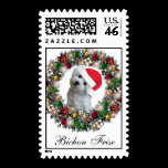 Christmas Postage - Bichon Frise postage