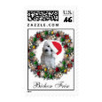 Christmas Postage - Bichon Frise stamp