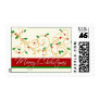 Christmas Postage - Elegant scrolls and holly