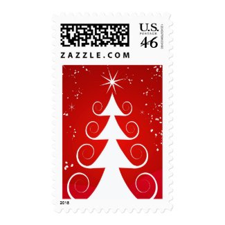 Christmas tree stamp
