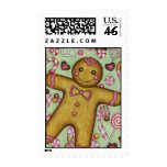 Christmas Postage Stamp Big Gingerbread Boy