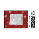 Christmas Postage Stamp (Template)