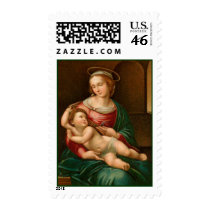 Christmas Postage Stamps - Madonna and Child by golden_oldies Christmas Postage Stamps - Madonna and Child