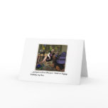 Christmas Postage To be alone Card