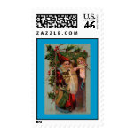 Christmas Postage - Vintage Christmas Greeting
