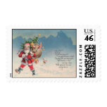 Christmas Postage - Vintage Christmas Greeting